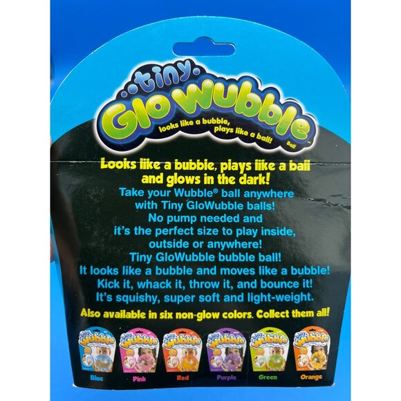 Tiny GloWubble Ball Looks Like A Bubble Plays Like A Ball Inflates In Seconds No - Picture 3 of 5